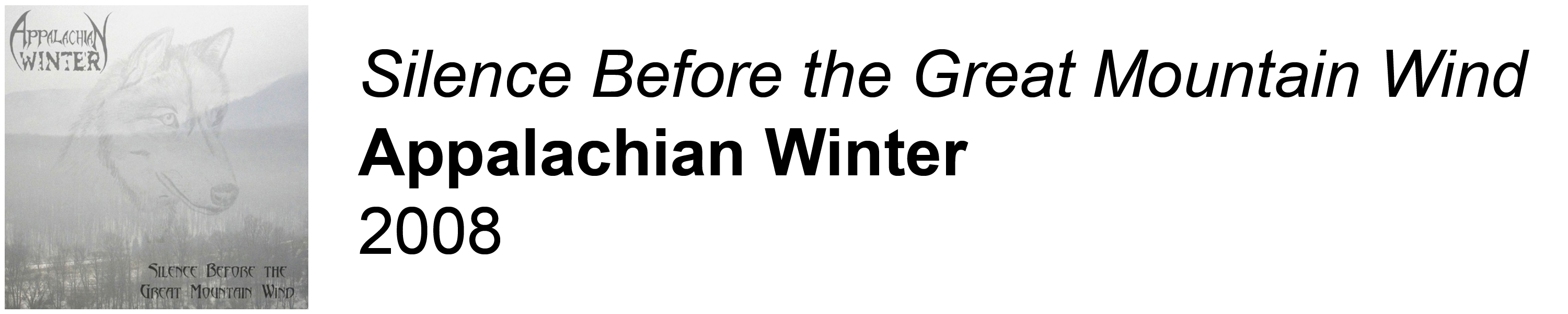 Silence Before the Great Mountain Wind